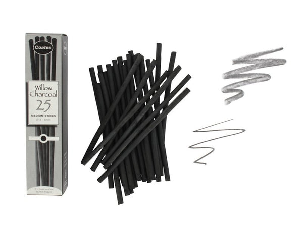 Coates Willow Charcoal Medium (Individual Stick)