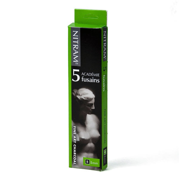 Nitram Fusians Charcoal B (Pack of 5)