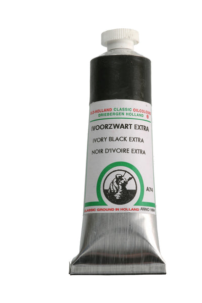 OH A74 Ivory Black Extra PBL9 (40ml tube)